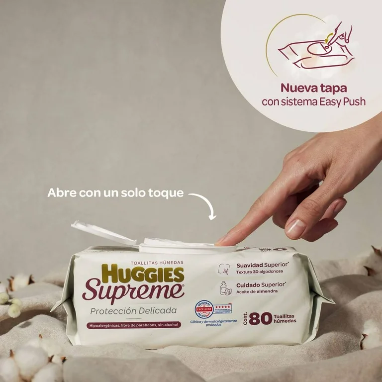 Toallitas Húmedas Huggies Supreme 480 Piezas