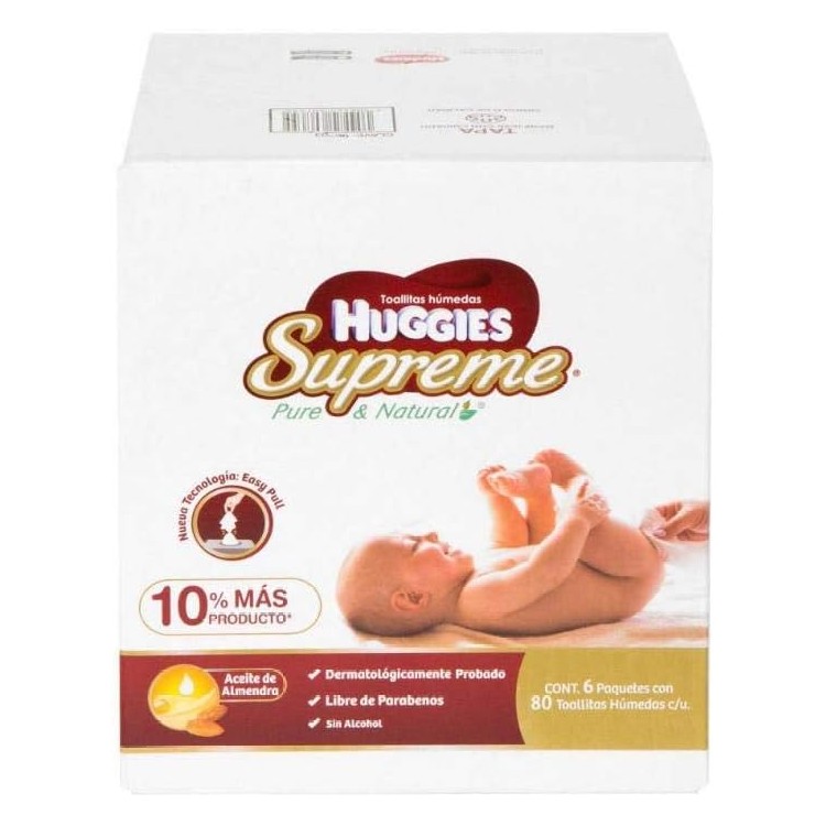 Toallitas Húmedas Huggies Supreme 480 Piezas