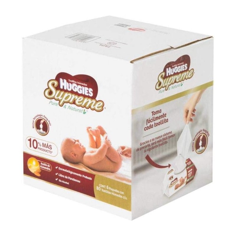 Toallitas Húmedas Huggies Supreme 480 Piezas