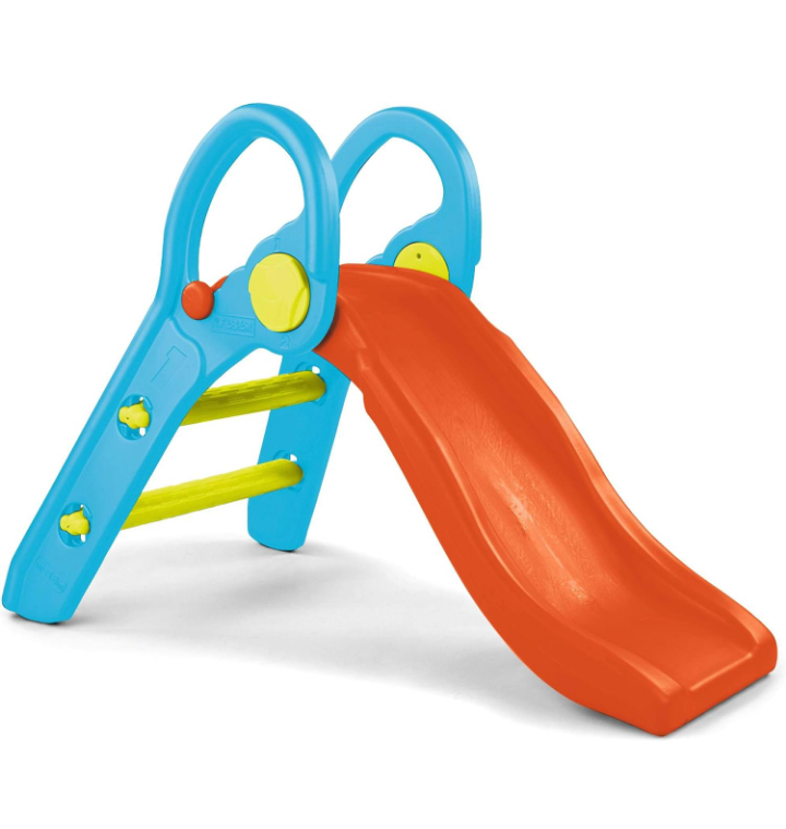 Casa infantil de juegos con resbaladilla patio jardín 