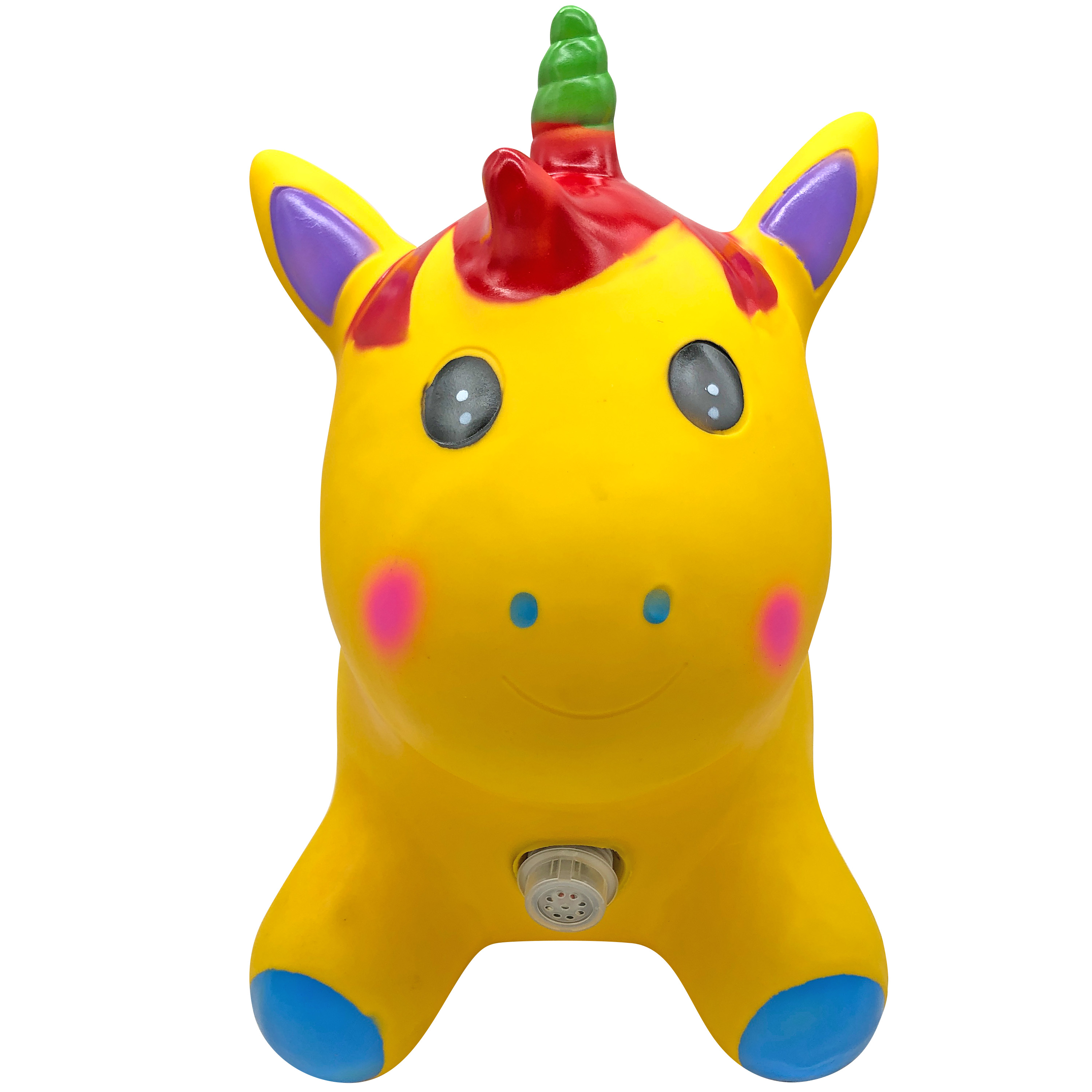 Brincolin Montable Inflable Musical Niños Unicornio Ecobaby Original