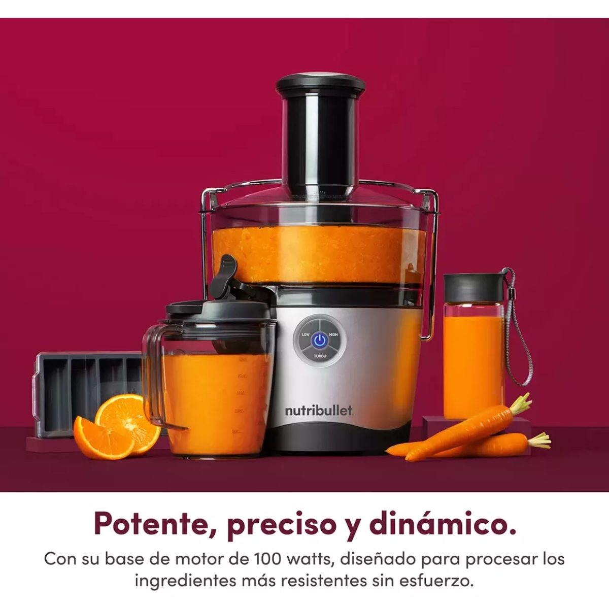 Nutribullet Juicer Pro Extractor de Jugos 1000w + Accesorios