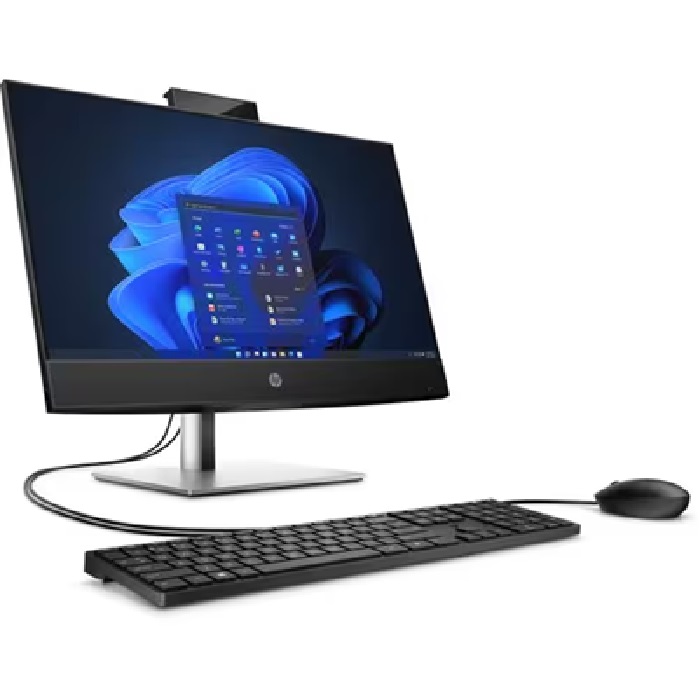 All in One HP ProOne 245 G10, Procesador AMD Ryzen 7 7730U (Hasta 4,5 GHz), Memoria de 16GB DDR4, SSD de 512GB, Pantalla de 23.8".