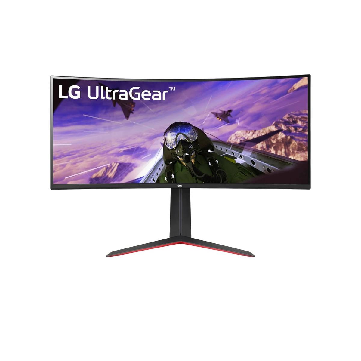 Monitor LG 34" Ultragear Gaming Curvo WQHD Resolución 3440X1440 (34GP63A)