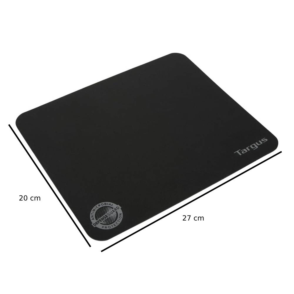 Mouse Pad Gamer Targus AWE820GL Antimicrobiana Ultraportátil Negro