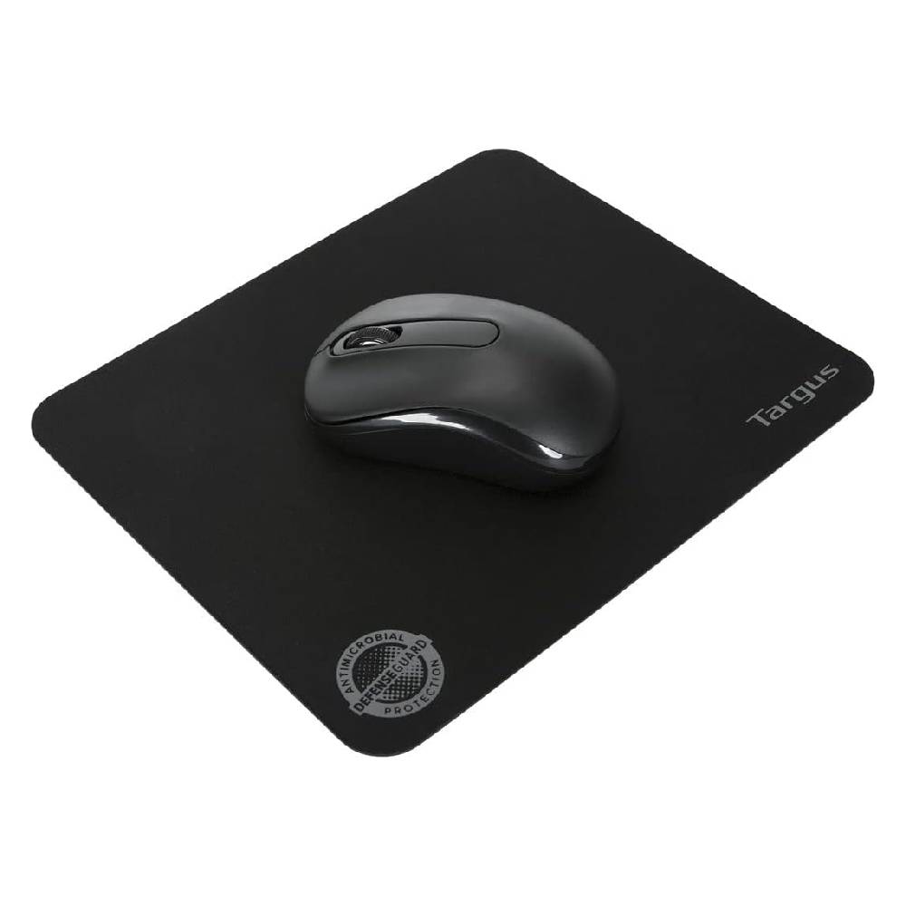 Mouse Pad Gamer Targus AWE820GL Antimicrobiana Ultraportátil Negro
