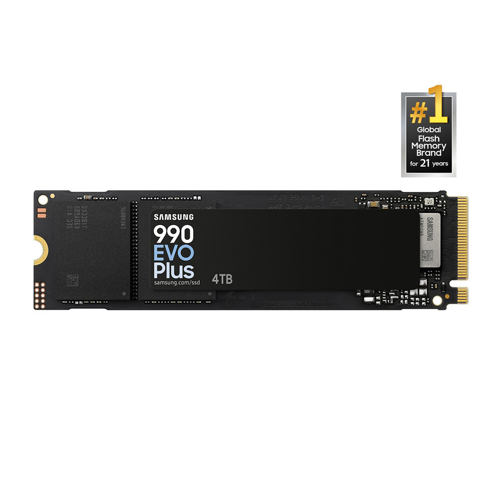 SSD SAMSUNG 990 EVO PLUS 4TB NEGRO M.2 PCIE 4.0/5.0 2280 NVME MZ-V9S4T0B/AM