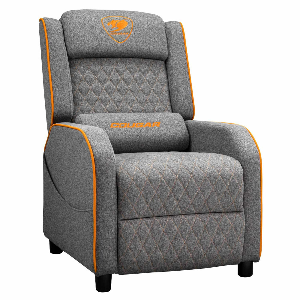 SILLON COUGAR RANGER ONE GREY/ORANGE ERGONOMICO 3MRAOGRA.0001