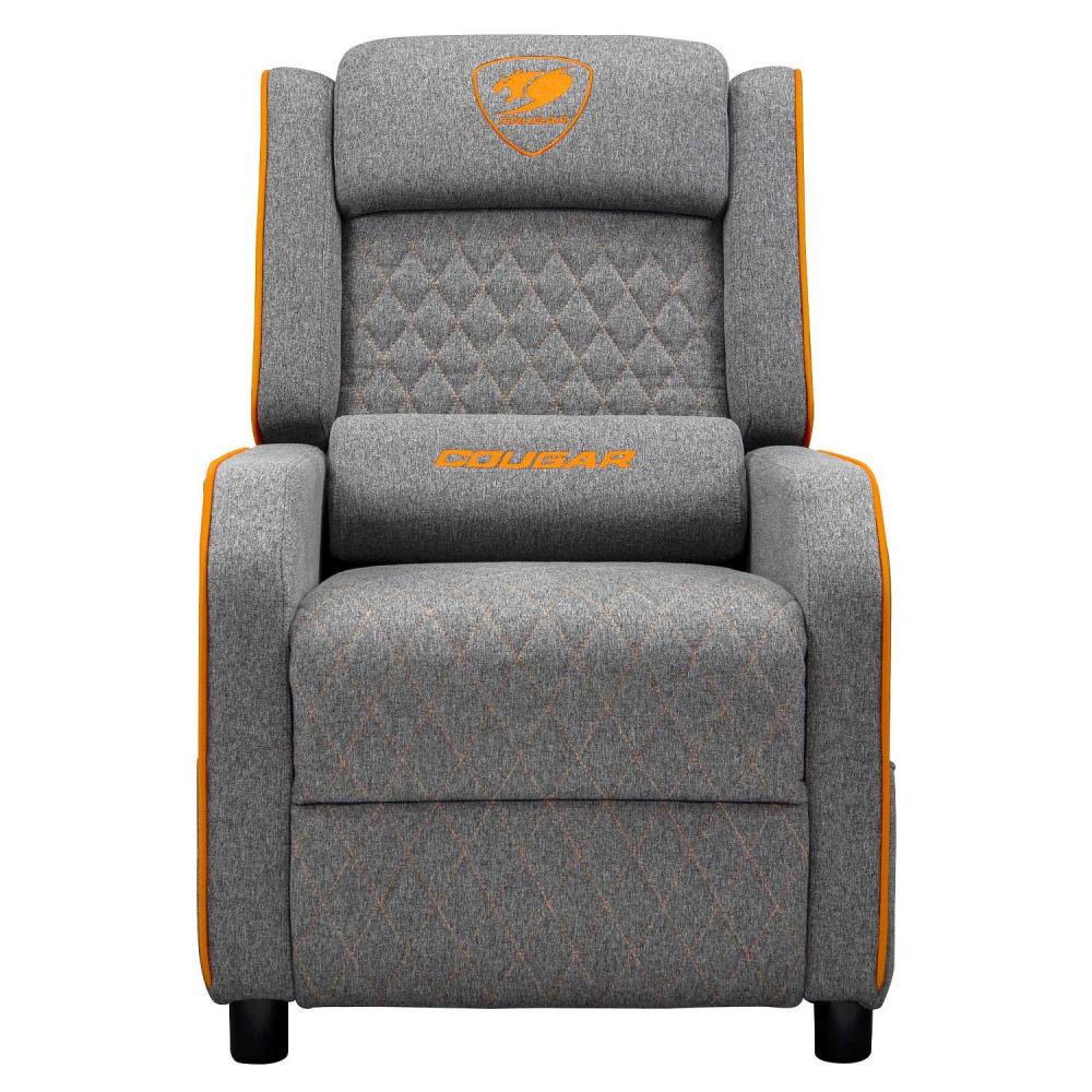 SILLON COUGAR RANGER ONE GREY/ORANGE ERGONOMICO 3MRAOGRA.0001