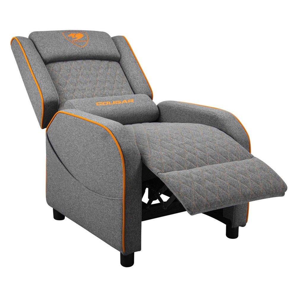 SILLON COUGAR RANGER ONE GREY/ORANGE ERGONOMICO 3MRAOGRA.0001