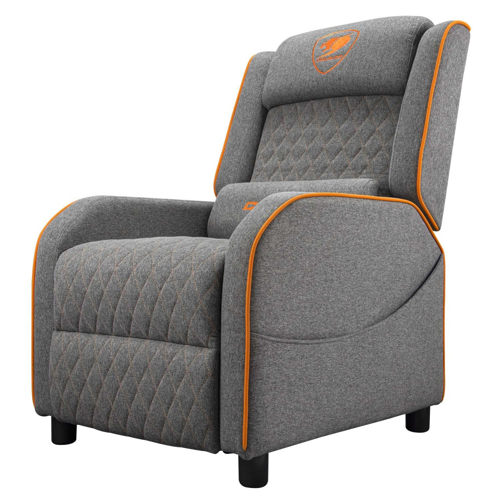 SILLON COUGAR RANGER ONE GREY/ORANGE ERGONOMICO 3MRAOGRA.0001
