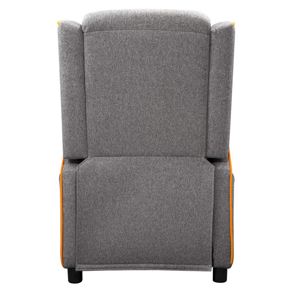 SILLON COUGAR RANGER ONE GREY/ORANGE ERGONOMICO 3MRAOGRA.0001