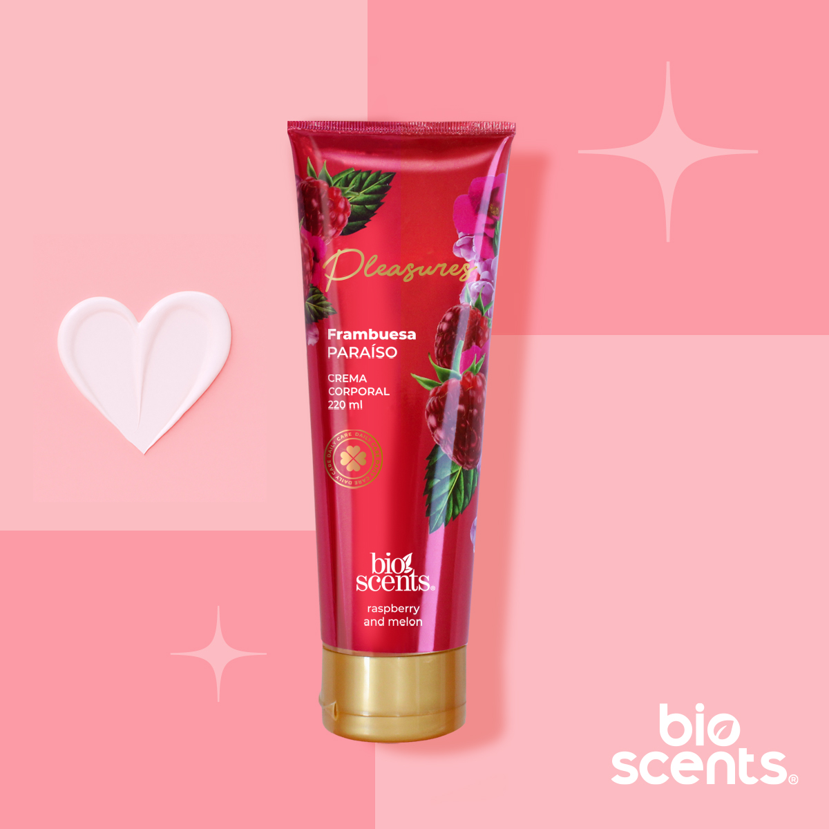 Body Cream Sweet Berry Bioscents 220 Ml