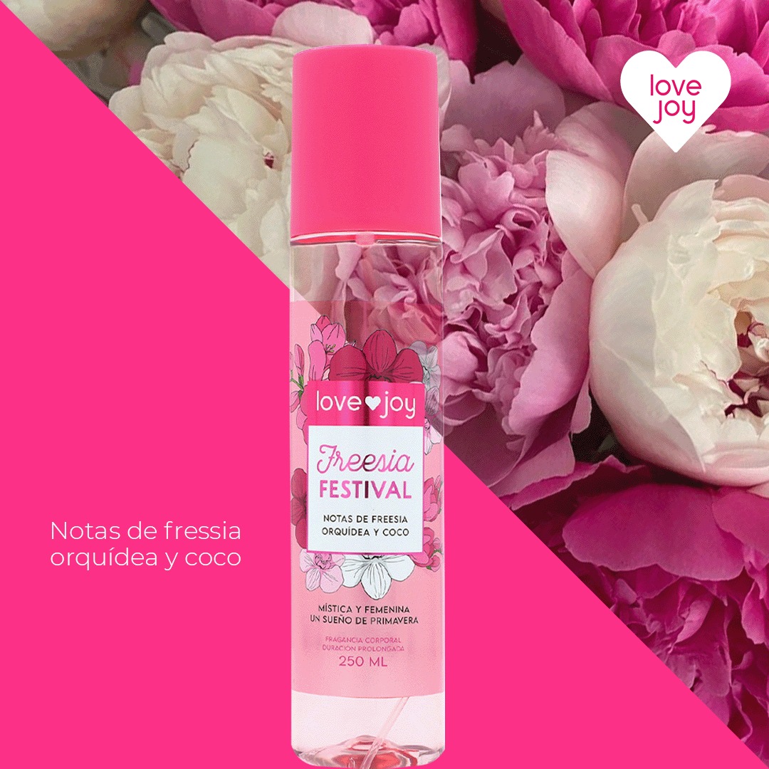 Body Mist Mujer Freesia Festival Love Joy