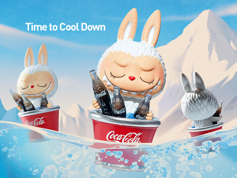 Figura Labubu The Monsters Coca Cola Original POP MART Caja Sorpresa