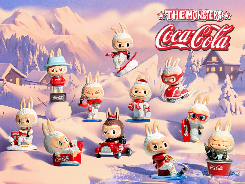 Figura Labubu The Monsters Coca Cola Original POP MART Caja Sorpresa
