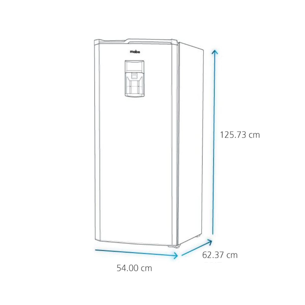 Refrigerador Mabe RMA210PYMRM0 210L C/ Despachador Inox Mate ENDY ENTREGA SÓLO VÁLIDA EN LA CIUDAD DE MÉXICO Y ZONA METROPOLITANA