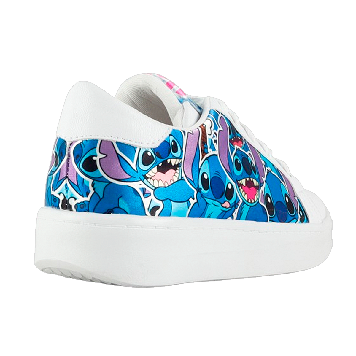 Tenis Stitch Lilo Juvenil Moda Urbano Blancos Cómodos 464-BS