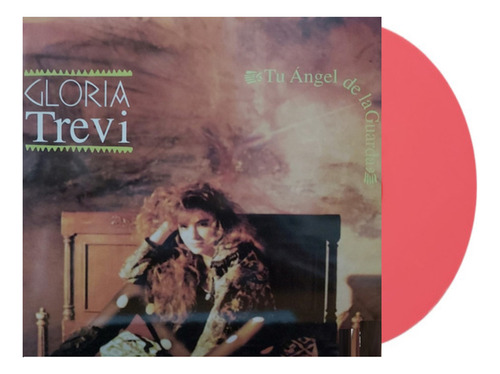Gloria Trevi Tu Angel De La Guarda Pink Rosa Lp Vinyl