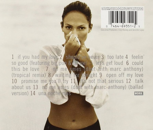Jennifer Lopez On The 6 Seis / 2 Lp Vinyl