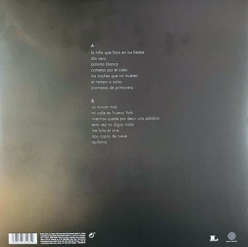 La Oreja De Van Gogh Cometas Por El Cielo Blue Azul Lp Vinyl