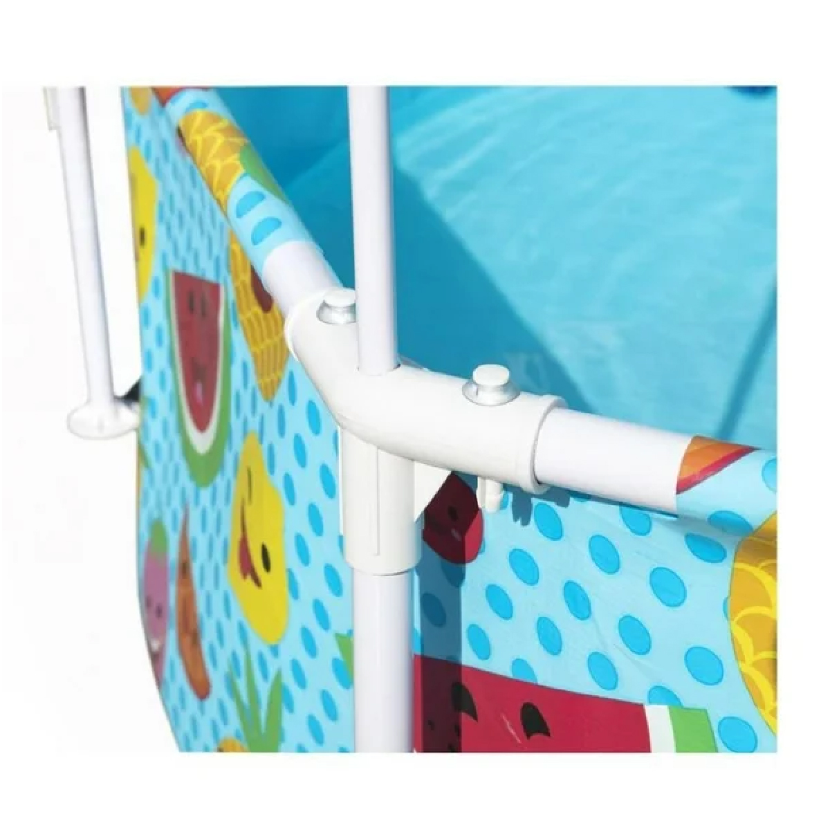  Alberca Tubular BestWay Exagonal con Toldo 51 x 244 cm para 6 Personas.