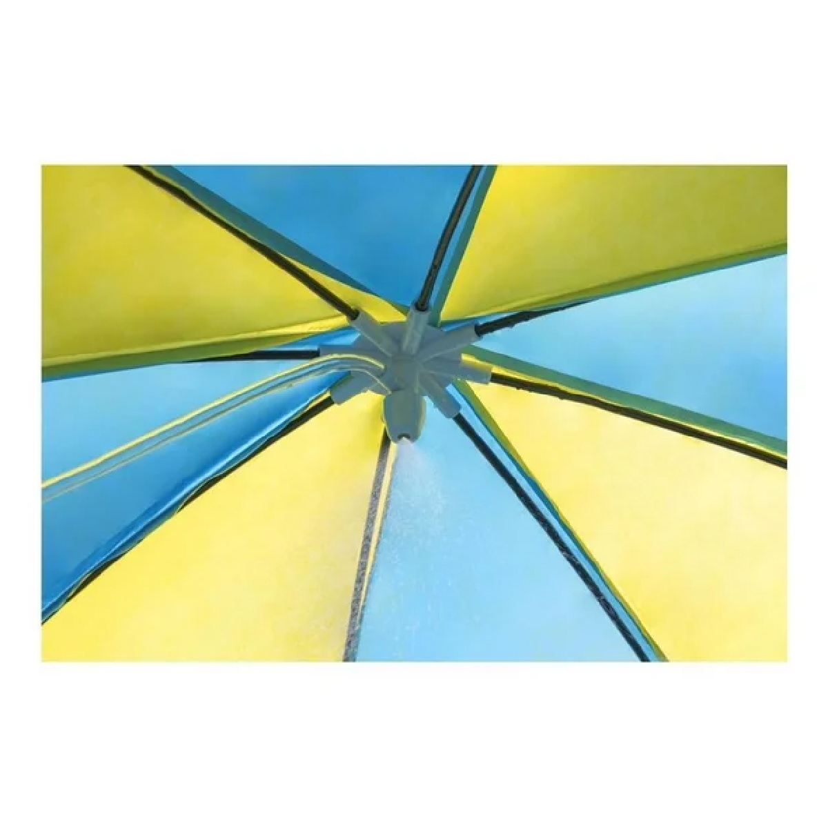  Alberca Tubular BestWay Exagonal con Toldo 51 x 244 cm para 6 Personas.