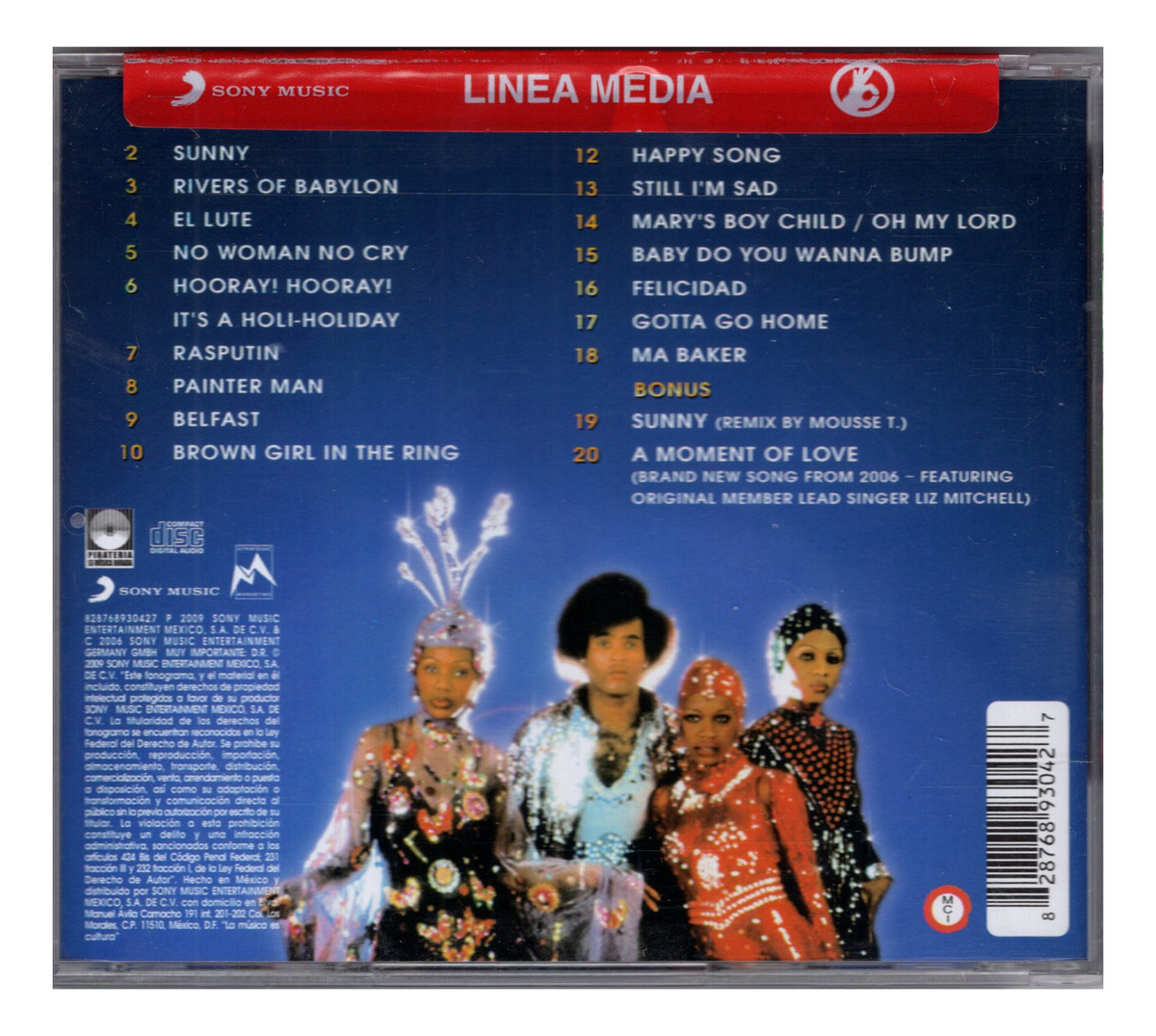 Boney M The Magic Of Boney M Disco Cd