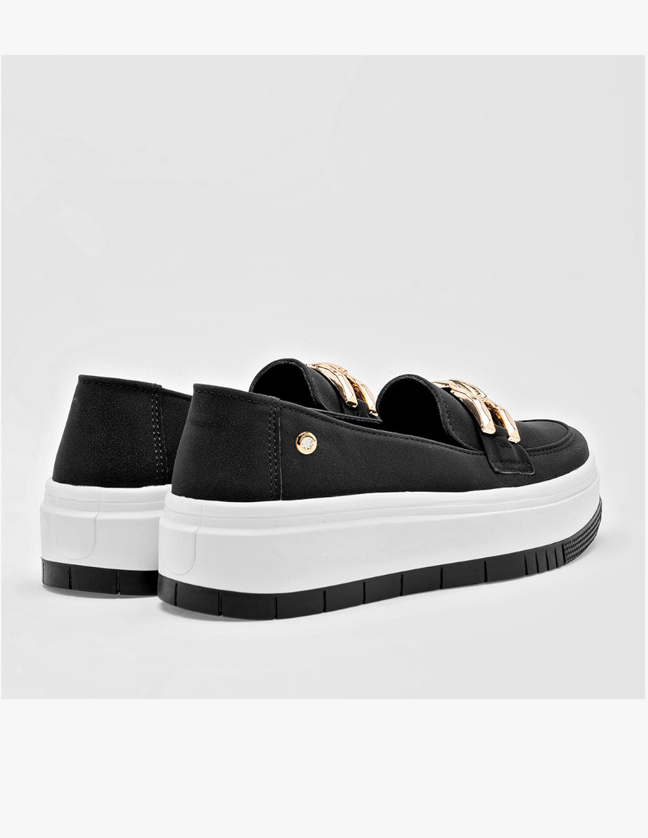 zapato mujer de piso color negro