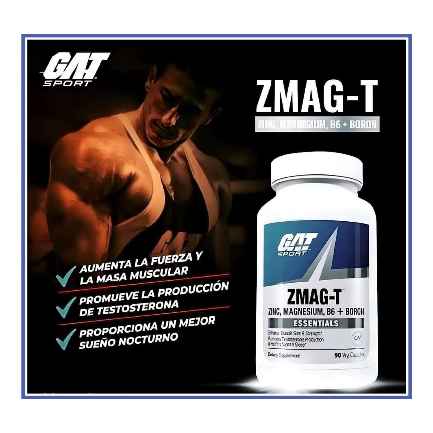 Multivitaminico Gat ZMAG-T 90 caps. 30 Serv.