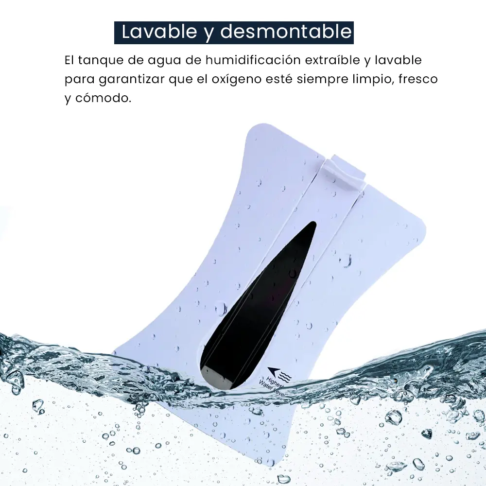 Vaso Humidificador Borboteador Concentrador Dedakj De-2a.