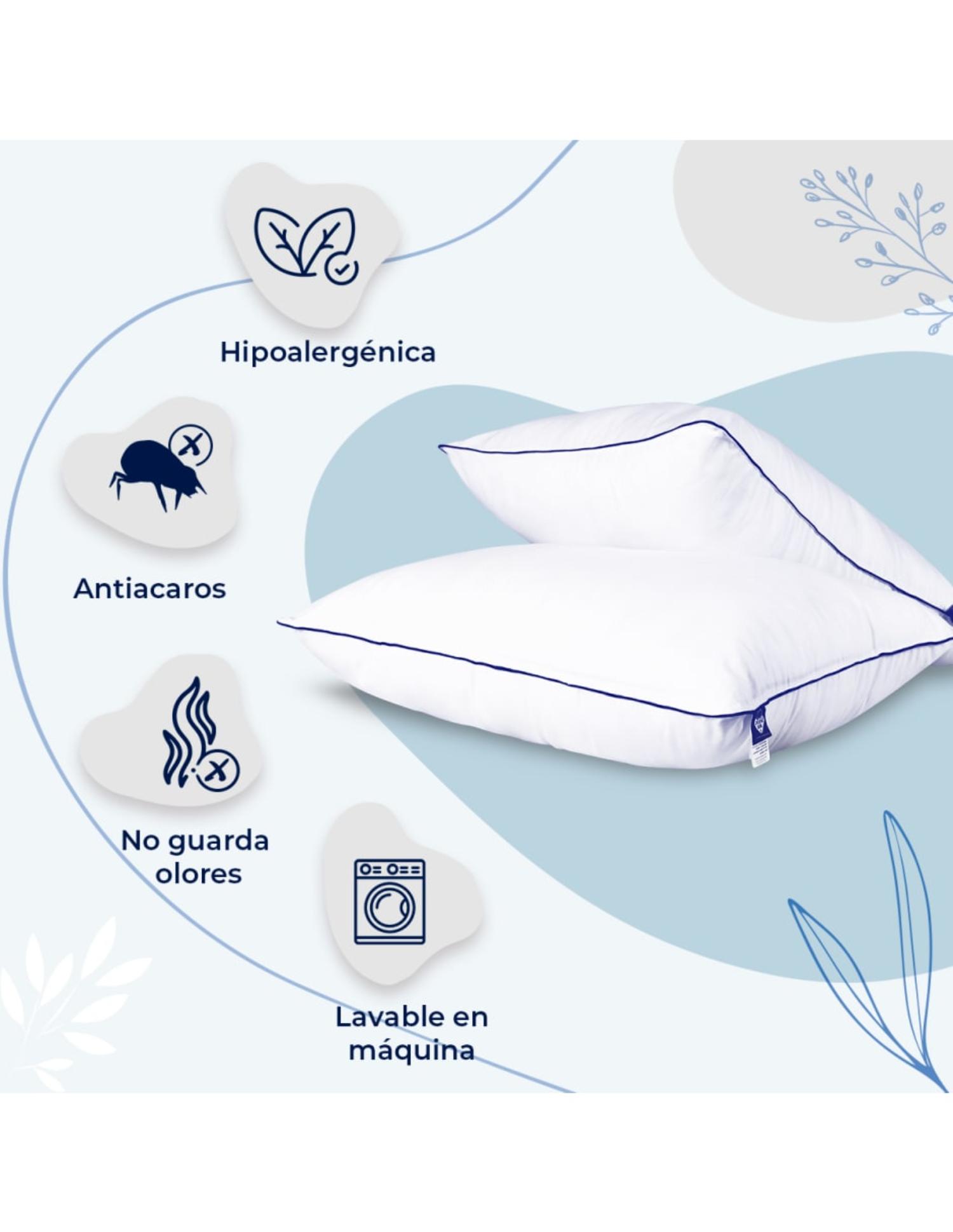 Almohada  Cozy  2 pack Semi-Firmeza Tamaño Estándar, Spring Air 