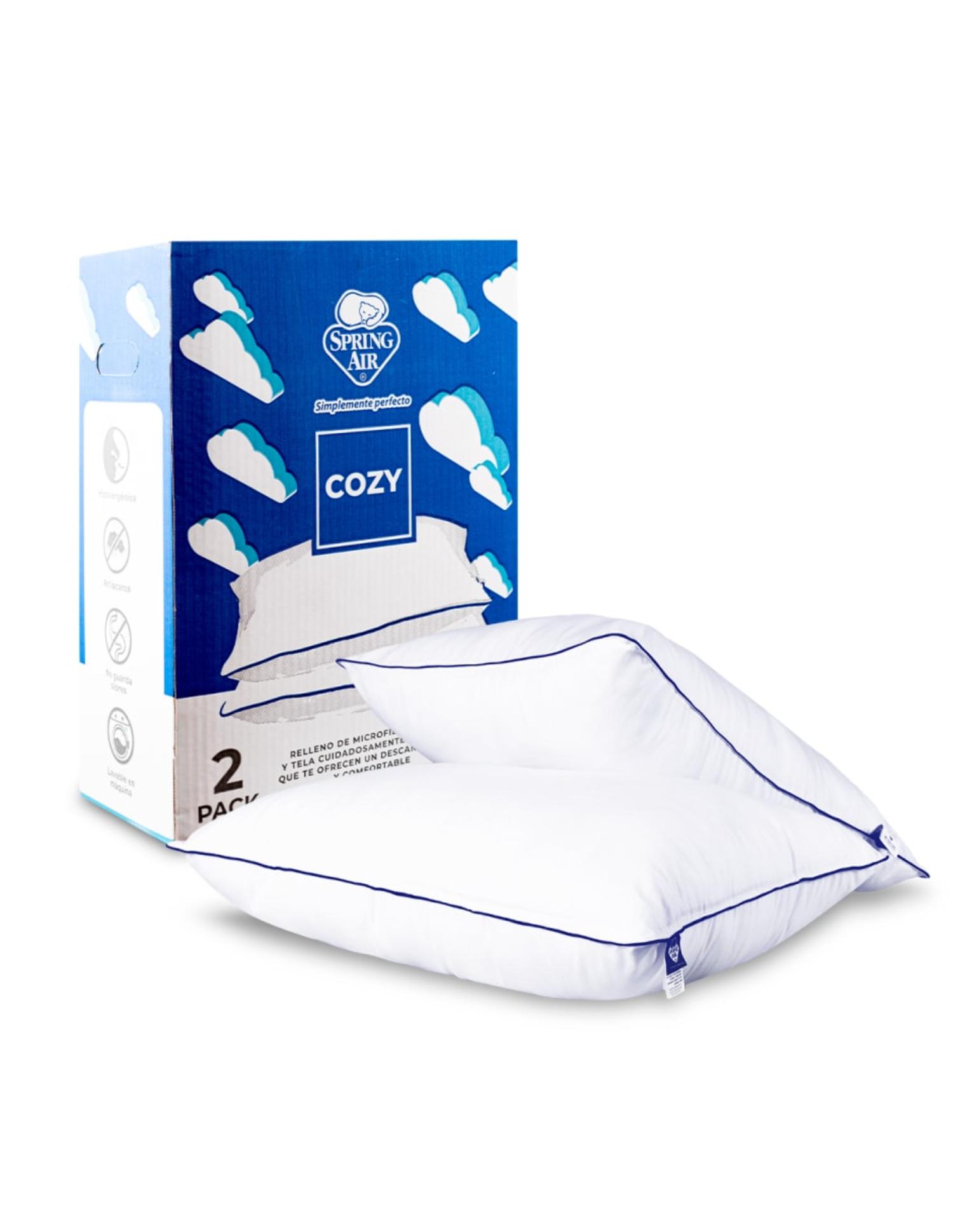 Almohada  Cozy  2 pack Semi-Firmeza Tamaño Estándar, Spring Air 