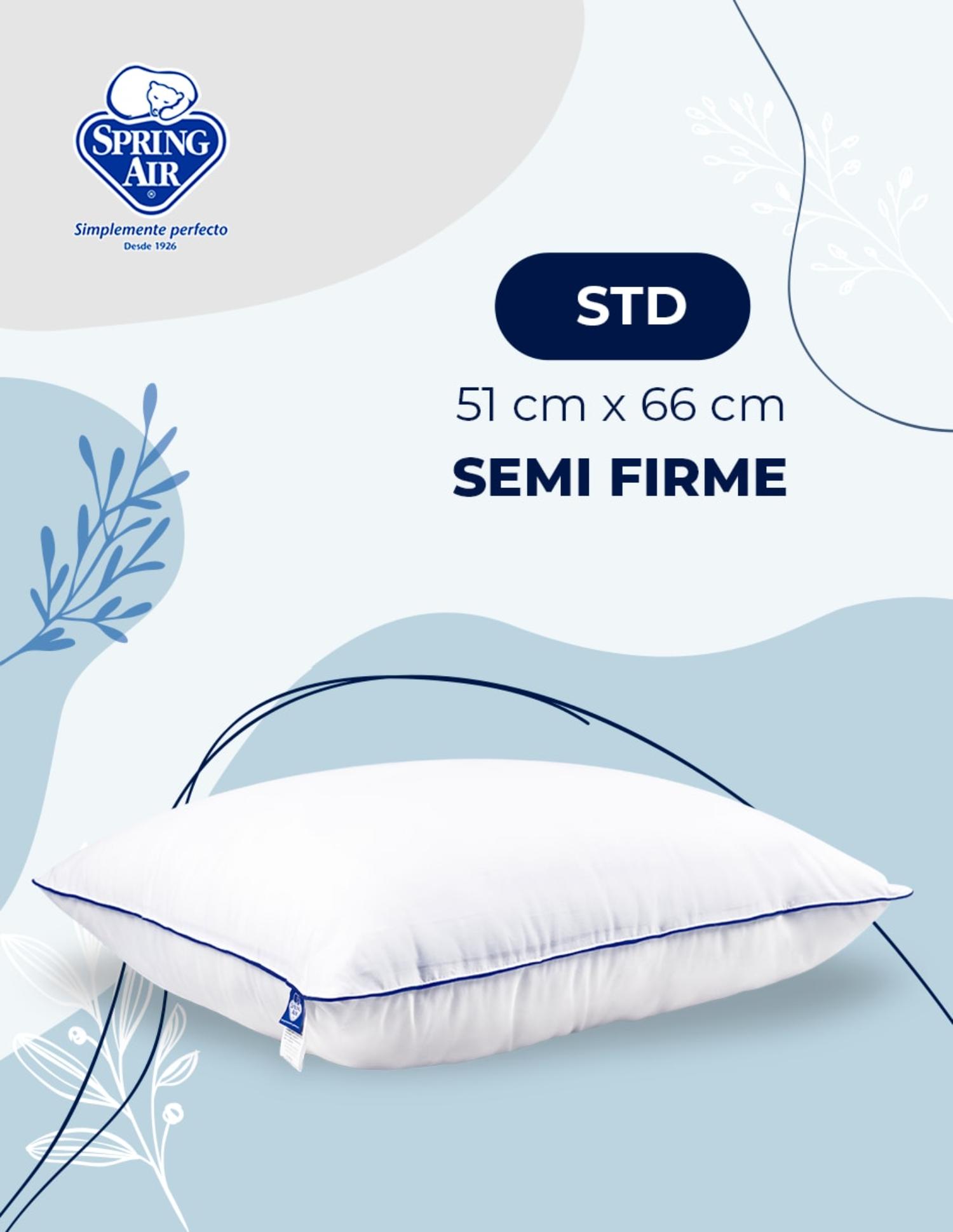 Almohada  Cozy  2 pack Semi-Firmeza Tamaño Estándar, Spring Air 