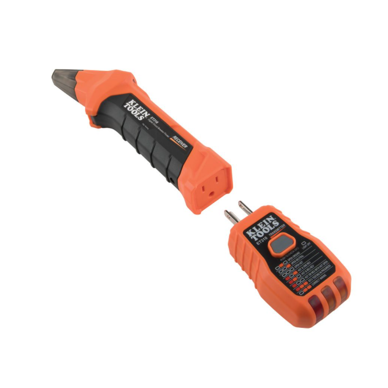Detector digital de cortacircuitos con probador de tomacorrientes GFCI ET310 Klein Tools