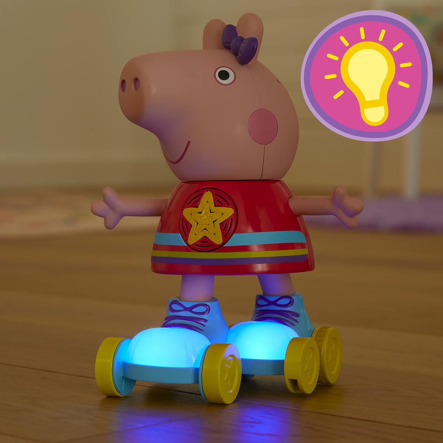 Peppa Pig Disco Roller Canta Y Patina Con Luces Y Musica