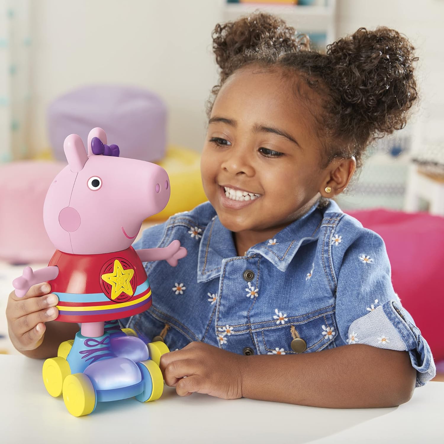 Peppa Pig Disco Roller Canta Y Patina Con Luces Y Musica