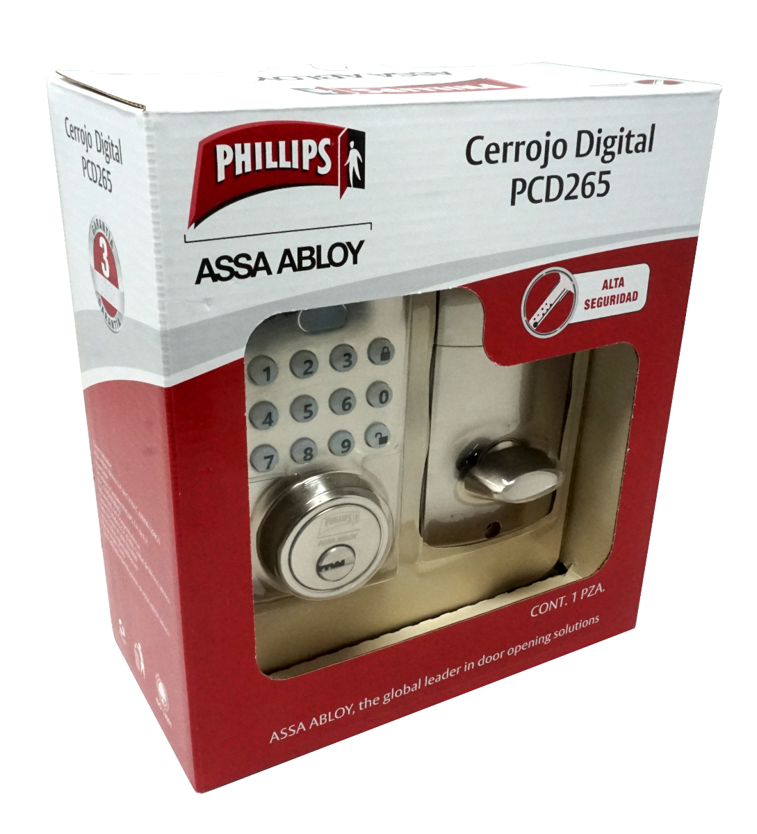 Cerrojo digital alta seguridad PCD265 NS MX5900 Philips