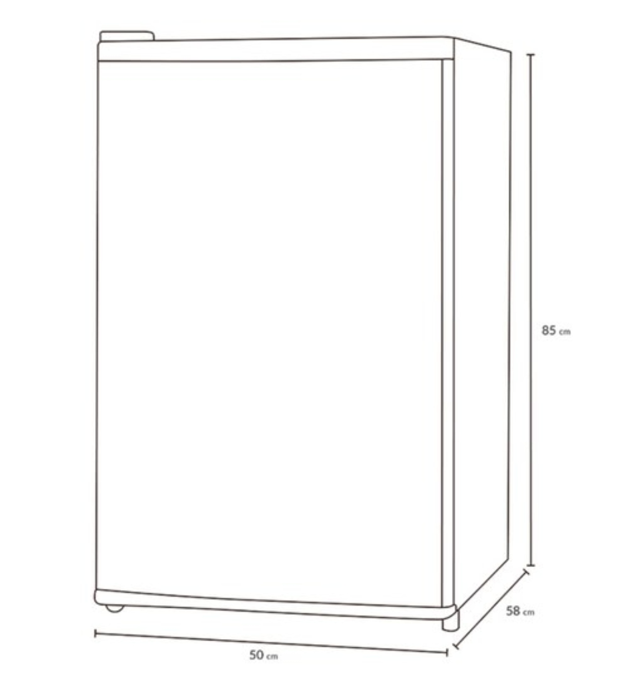 Frigobar Winia WR1 4000HMMX 4 Pies Plata ORTY22