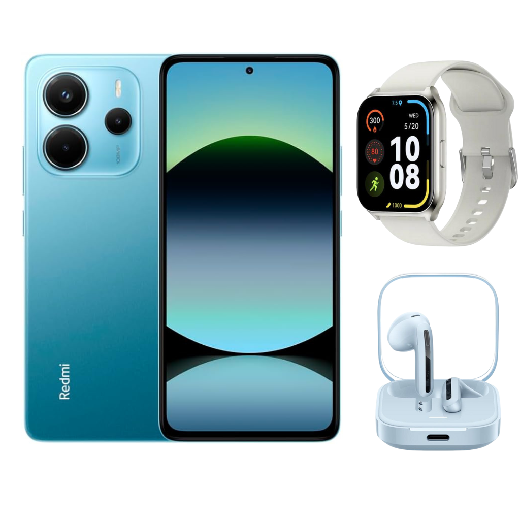 Xiaomi Redmi Note 14 256gb/8gb + Smartwatch + Audífonos Bluetooth