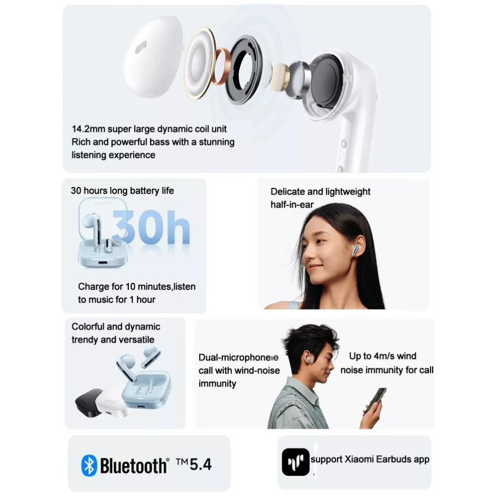 Xiaomi Redmi Note 14 256gb/8gb + Smartwatch + Audífonos Bluetooth