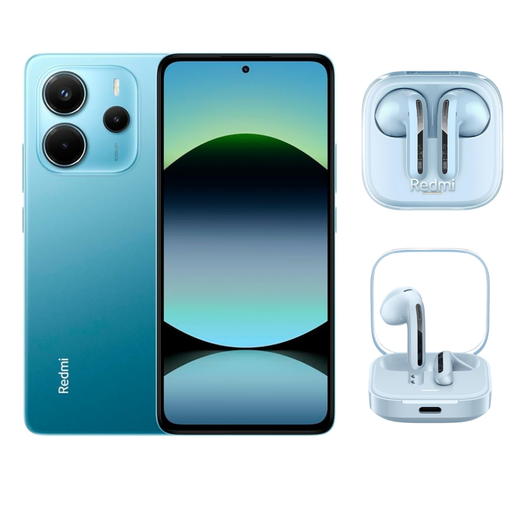 Xiaomi Redmi Note 14 256gb Con Audífonos Redmi Buds 6 Active Azul