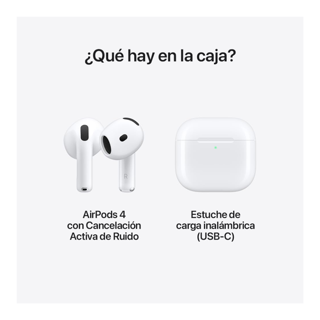 AirPods 4 Replica - Sonido de Última Generación con Cancelación Activa de Ruido y Audio Espacial Personalizado