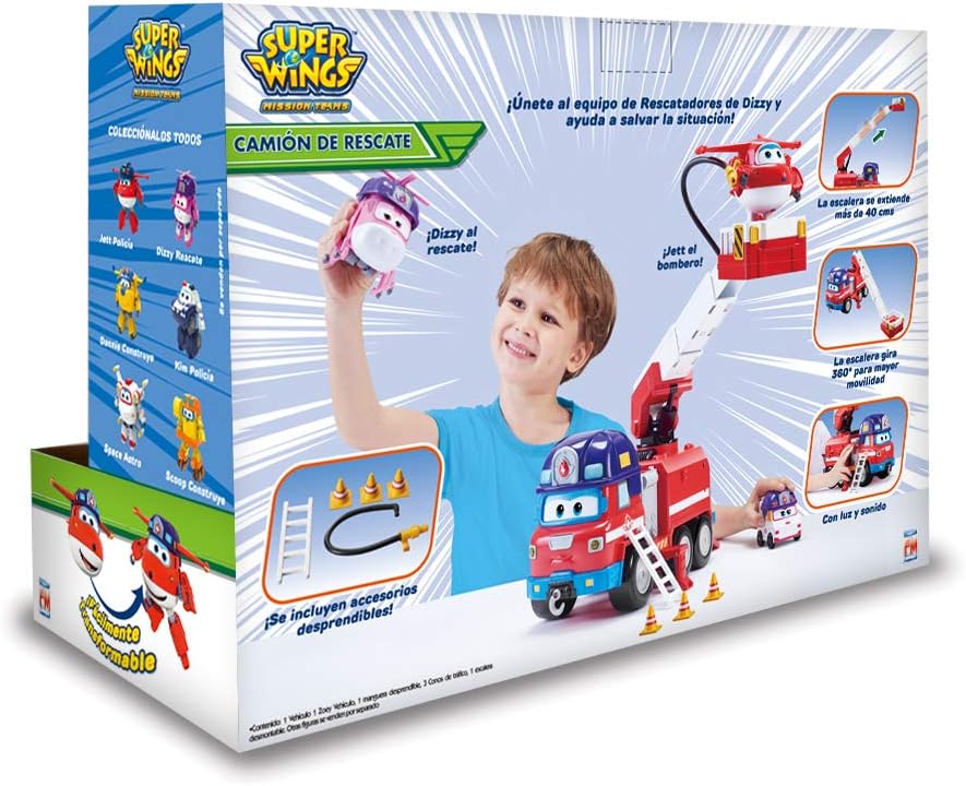 Super Wings Camión De Rescate De Fotorama Con Luz Y Sonido