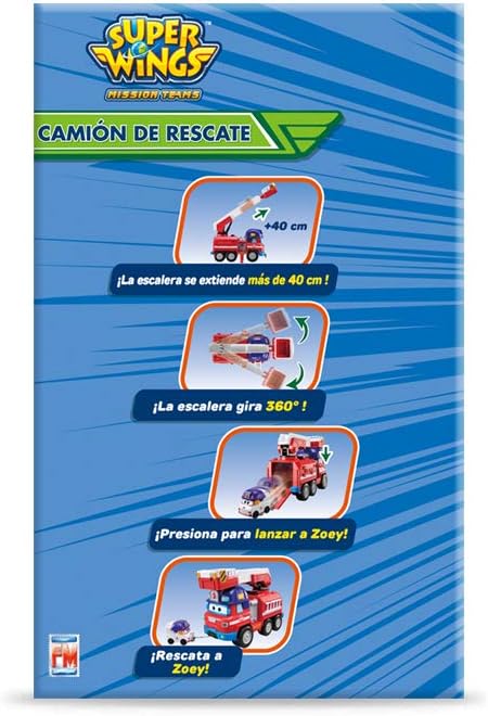 Super Wings Camión De Rescate De Fotorama Con Luz Y Sonido