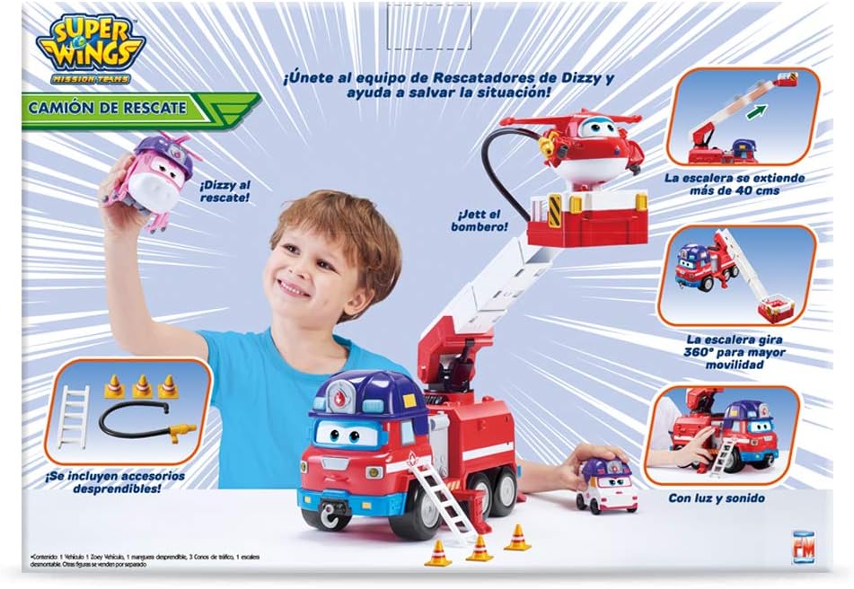 Super Wings Camión De Rescate De Fotorama Con Luz Y Sonido