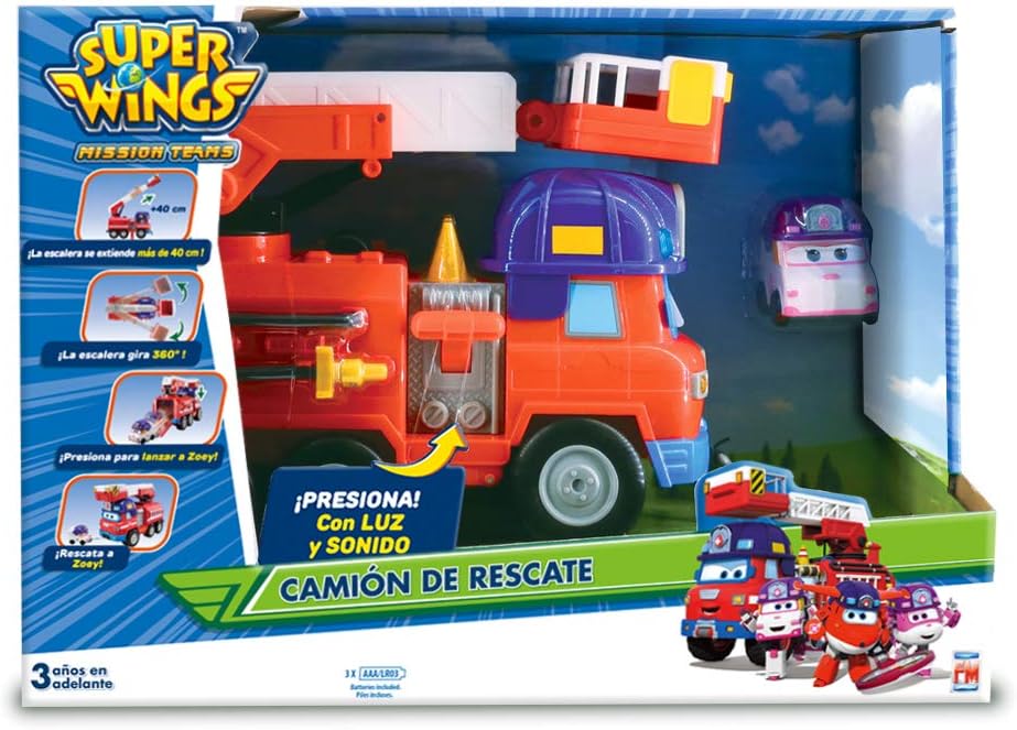 Super Wings Camión De Rescate De Fotorama Con Luz Y Sonido