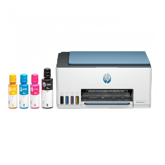 Multifuncional HP Smart Tank 525, Color, Inyección, Tanque de Tinta