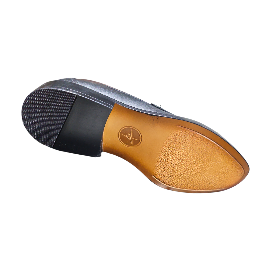 Zapato piel negro THOMAS & JOHNSON