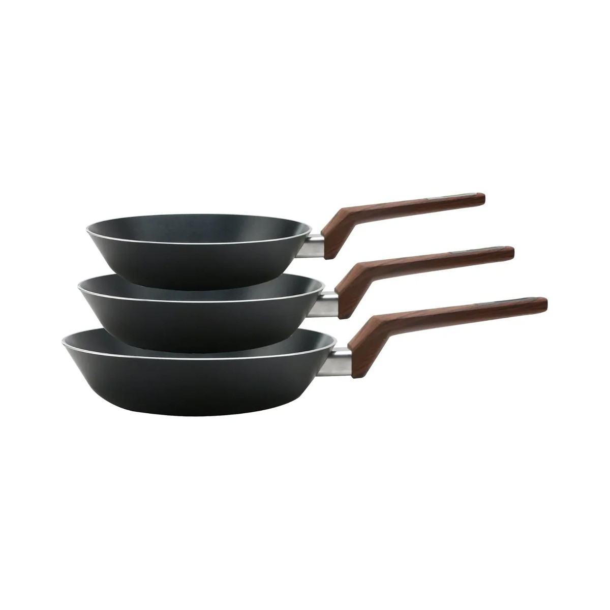 Juego de Sartenes MasterChef 3 Piezas Negro MA-PAN-3SET